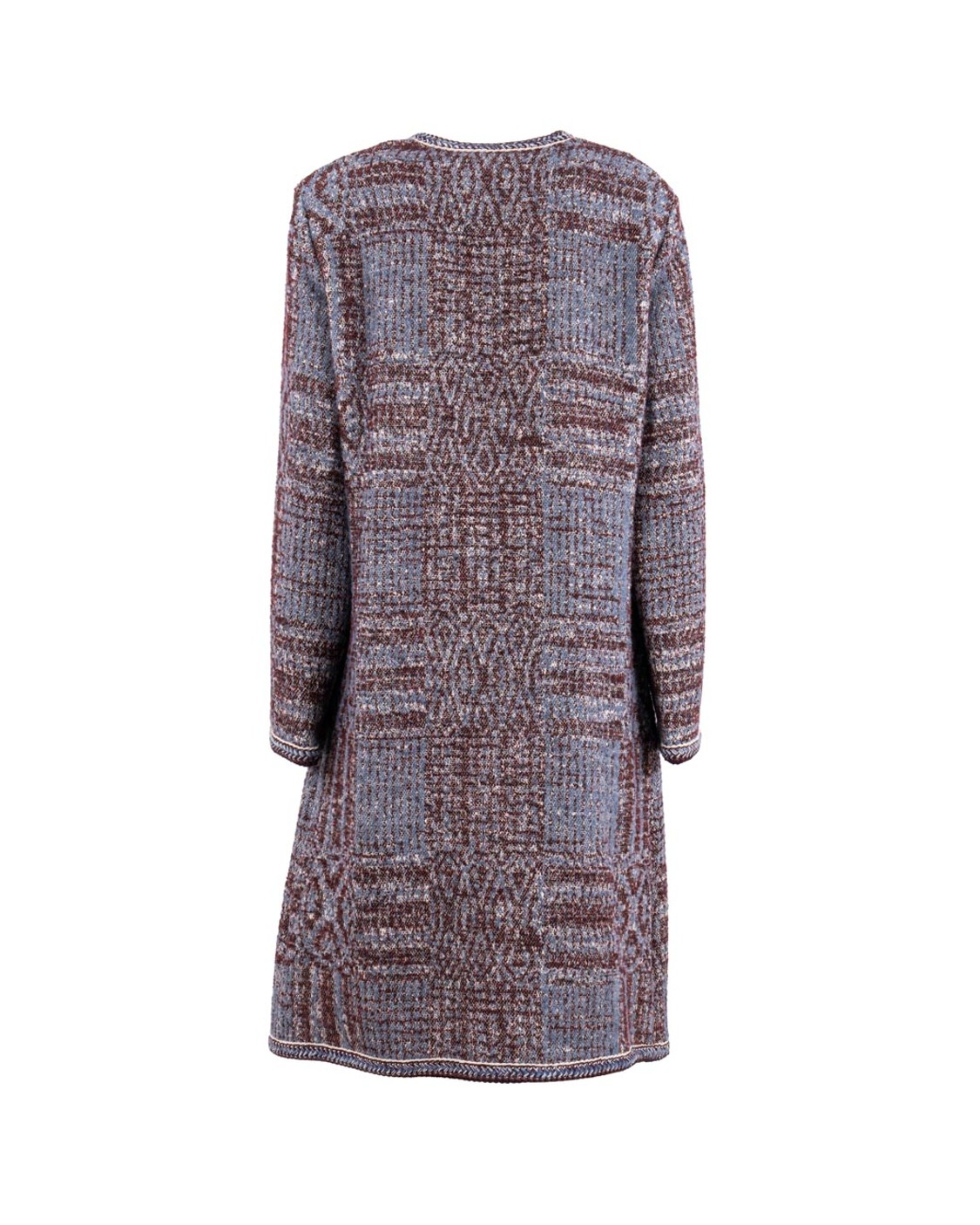 shop ETRO  Overcoat: Etro bouclé jacquard coat.
Knee-length coat made of a cotton and wool blend bouclé jacquard.
Trimmed edges.
Regular fit.
Crewneck.
Pegaso button closure.
Front patch pockets.
Composition: 48% cotton, 41% acrylic, 11% wool.
Made in Italy. WRAA0040 99TJB36 -S9880 number 7499810